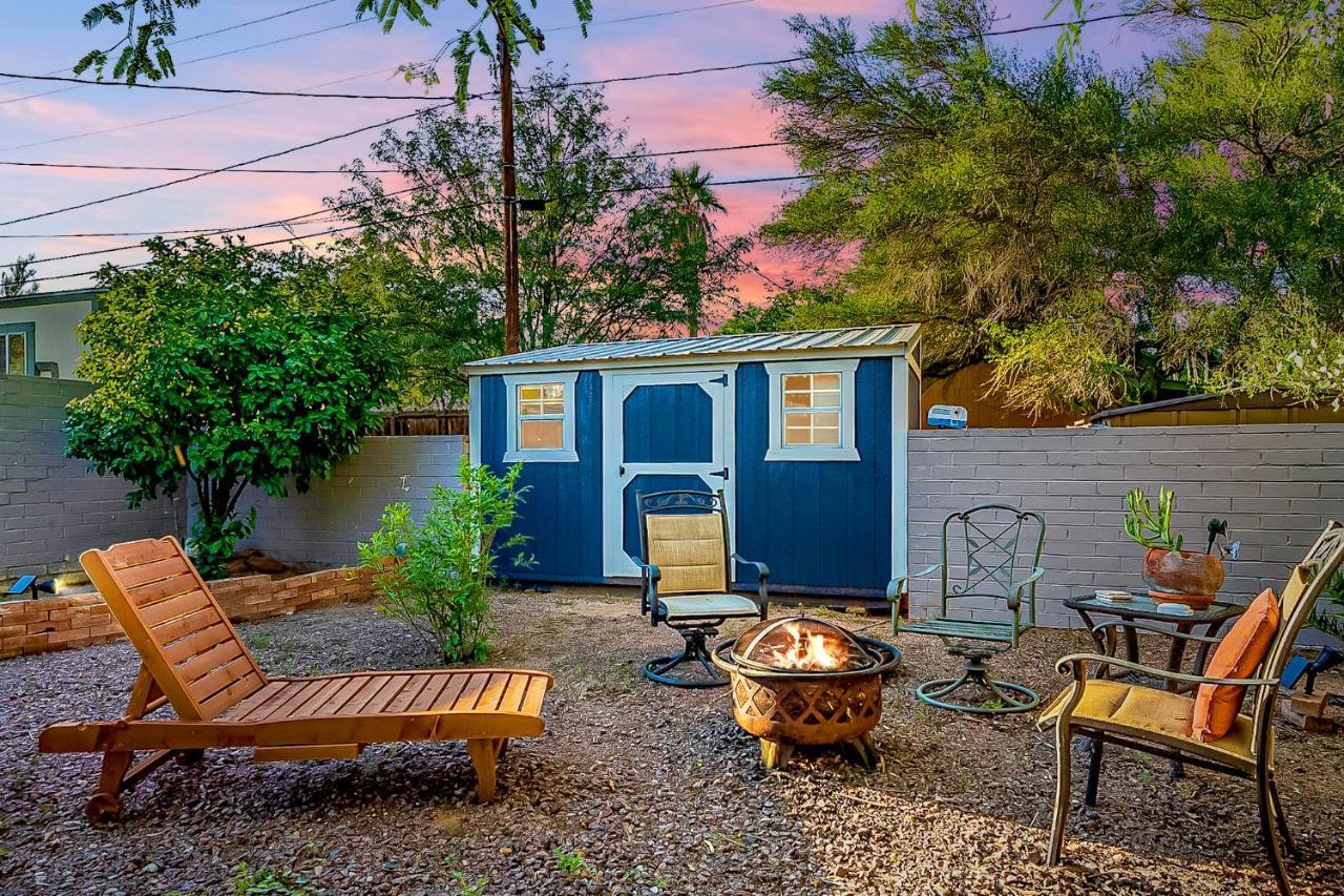 Cute Peaceful Tiny House Getaway W Backyard - Low Summer Rates! Tucson Eksteriør bilde